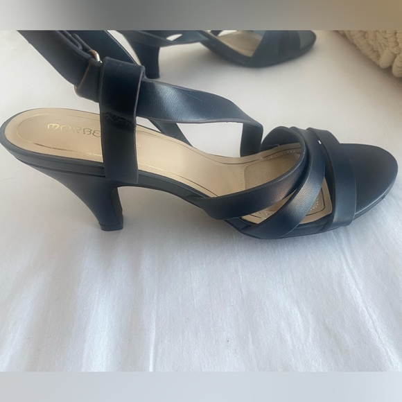 Marbella Blue Strappy Kitten Heel Sandals Women’s Size 8M New No Box - Picture 6 of 6